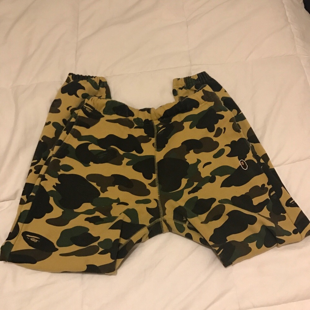 Bape a bathing ape APEE sweats camo original